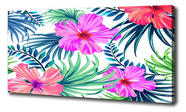 Pictură pe pânză flori Hawaii