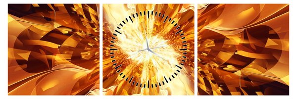 Tablou - Abstract (cu ceas) (90x30 cm)
