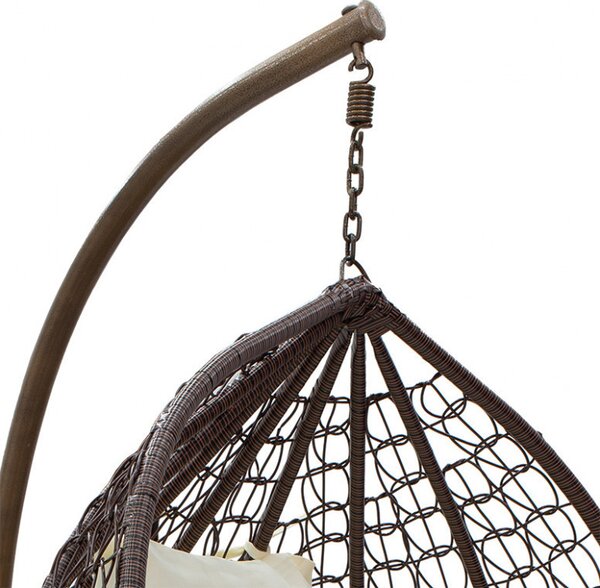 Balansoar de Gradina Zafer Maro - Bej 106x103x200 cm