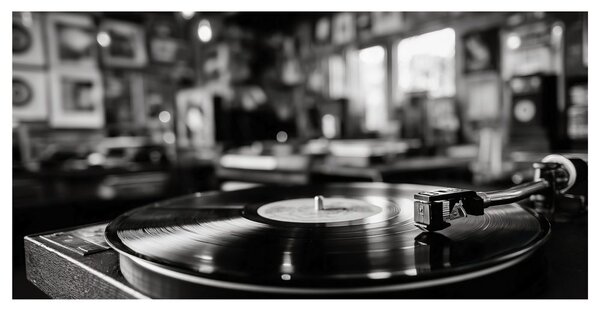 Tablou atmosferă muzicală nostalgică