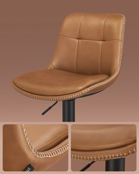 Set 2 buc. Scaune de bar Vasagle Maro 44x48x112 cm