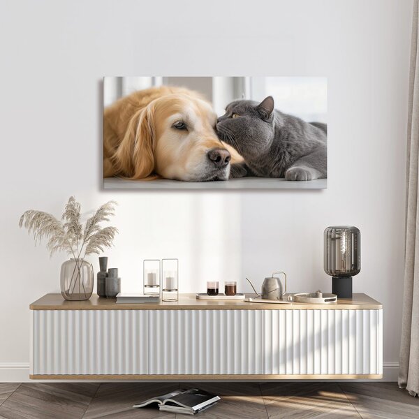 Tablou armonia animalelor de companie