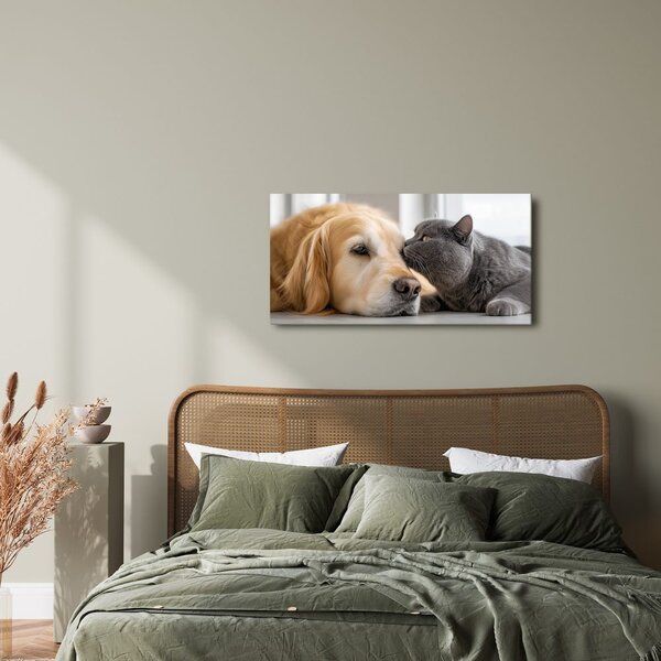 Tablou armonia animalelor de companie