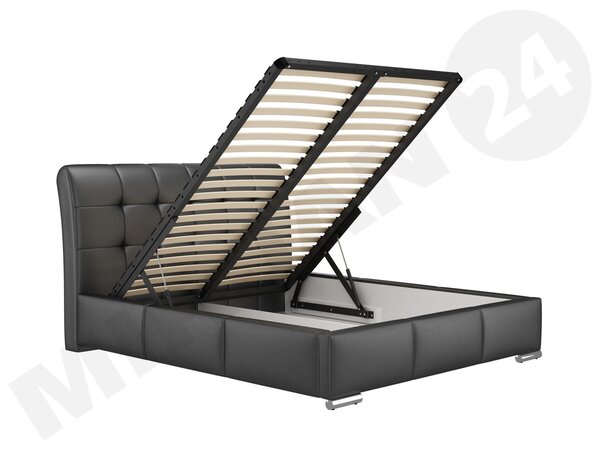 Pat matrimonial 160cm Pilates (negru). 1122834