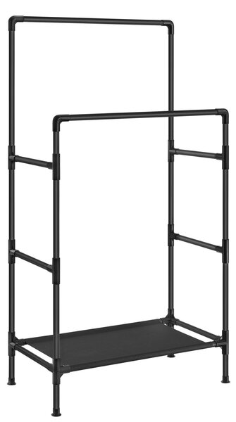 Suport pentru haine modular Songmics Negru 83x45x157 cm