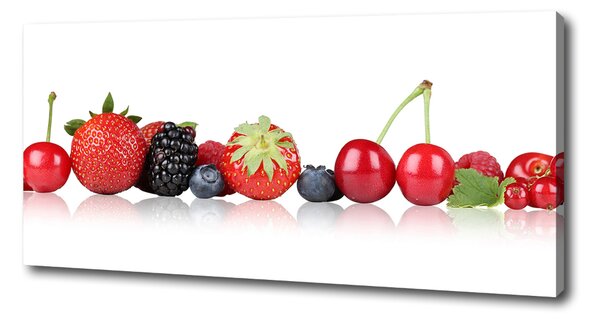 Tablouri tipărite pe pânză Fructele într-un rând