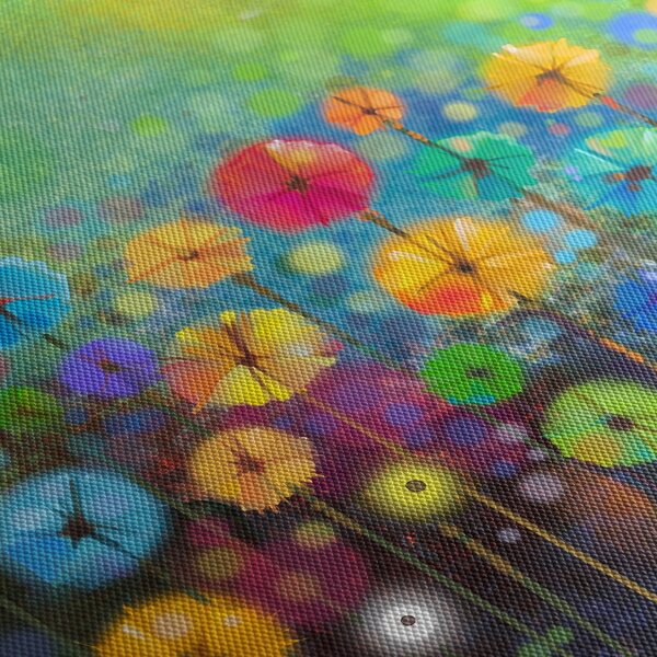 Tablou - Flori abstract (90x60 cm)
