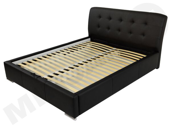 Pat matrimonial 160cm Pilates (negru). 1122834