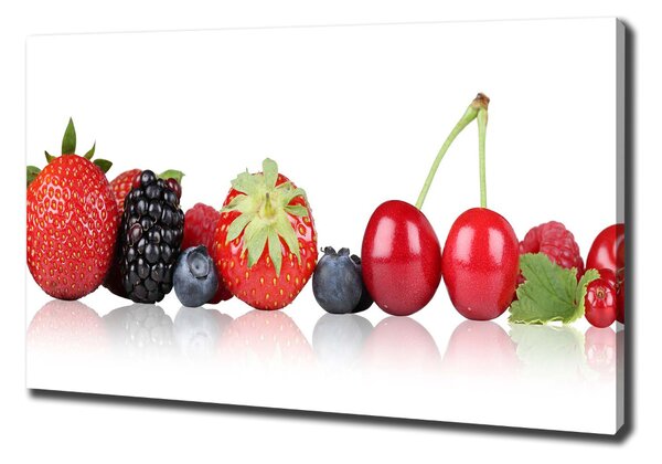 Tablouri tipărite pe pânză Fructele într-un rând