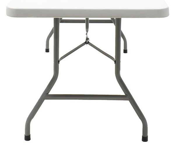 Masa de camping pliabila profesionala Aprilia - singura bucata gri deschis 183x76x74cm