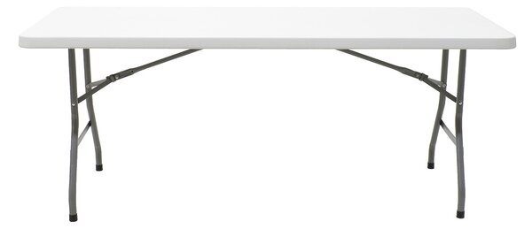 Masa de camping pliabila profesionala Aprilia - singura bucata gri deschis 183x76x74cm