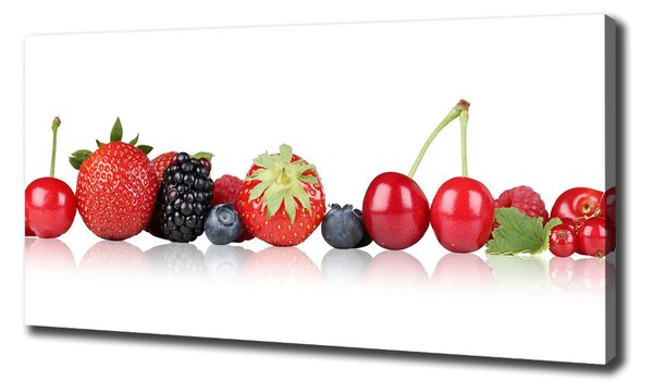 Tablouri tipărite pe pânză Fructele într-un rând