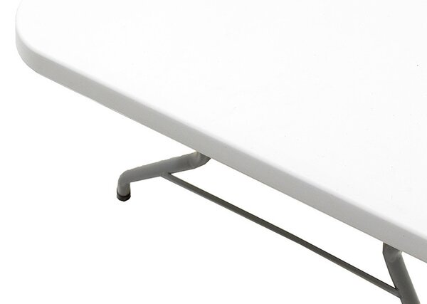 Masa de camping pliabila profesionala Aprilia - singura bucata gri deschis 183x76x74cm