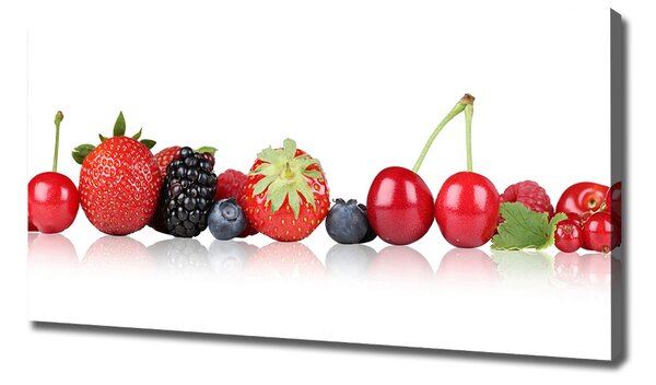 Tablouri tipărite pe pânză Fructele într-un rând