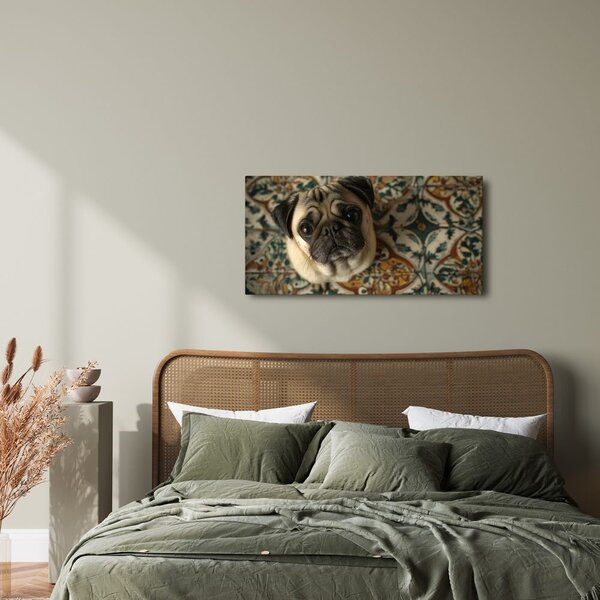 Tablou privire canină asupra ornamentelor
