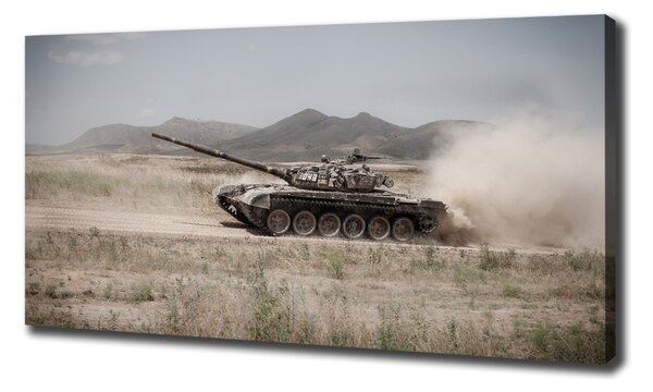 Tablou pe pânză canvas Tank în deșert