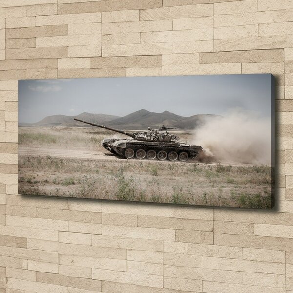 Tablou pe pânză canvas Tank în deșert