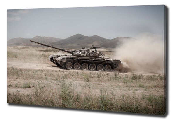 Tablou pe pânză canvas Tank în deșert