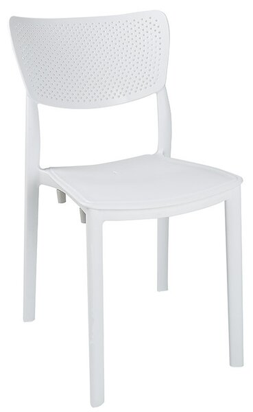 Scaun exterior Ignite plastic culoare alba
