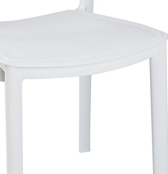 Scaun exterior Ignite plastic culoare alba