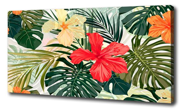 Tablou canvas flori Hawaii