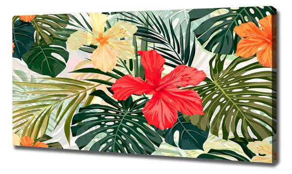 Tablou canvas flori Hawaii