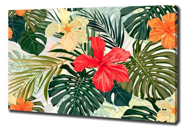 Tablou canvas flori Hawaii