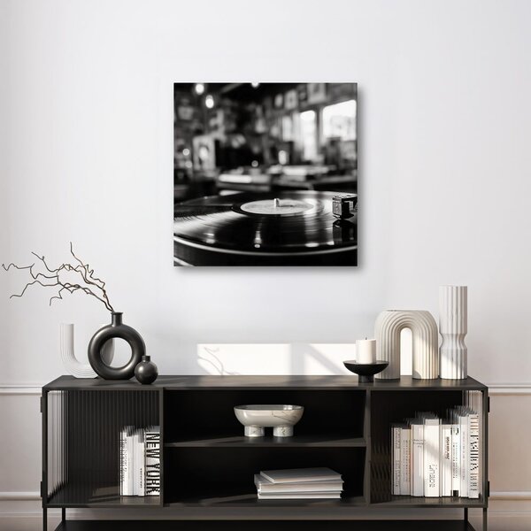Tablou disc de gramofon vintage