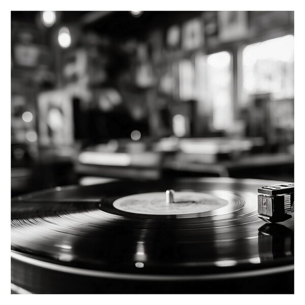 Tablou disc de gramofon vintage