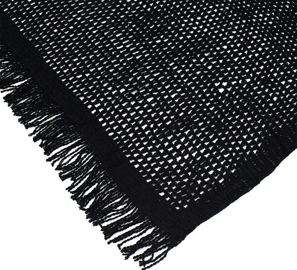 Parasolar Roof macrame negru 4x4m