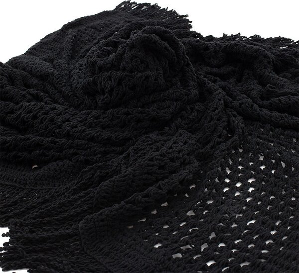 Parasolar Roof macrame negru 4x4m