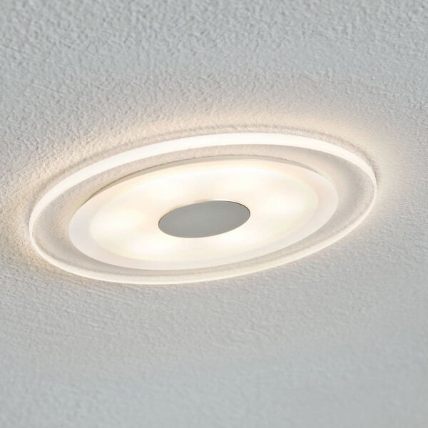 Paulmann Whirl lampă LED încas 4,9W set 3x rotundă, reglabil, Metalic, Camera de zi / sufragerie, Metal, Modern, Corpuri de iluminat încastrate rotunde