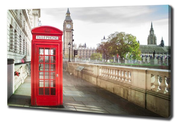 Tablou pe pânză canvas cabina telefonica