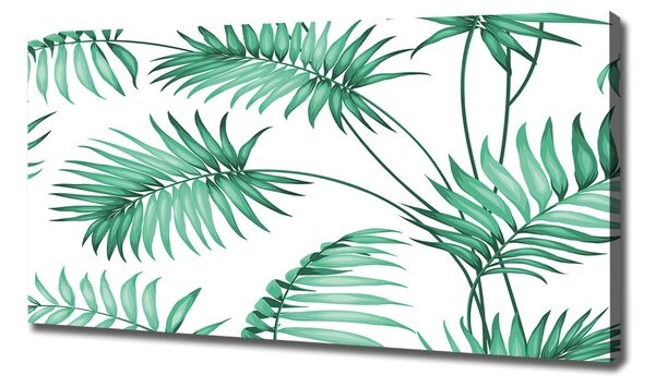 Print pe canvas frunze tropicale