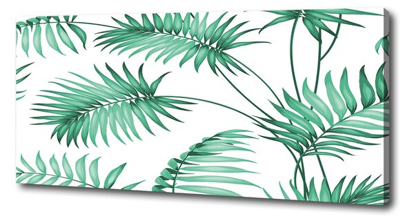 Print pe canvas frunze tropicale
