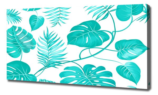 Tablou pe pânză frunze tropicale