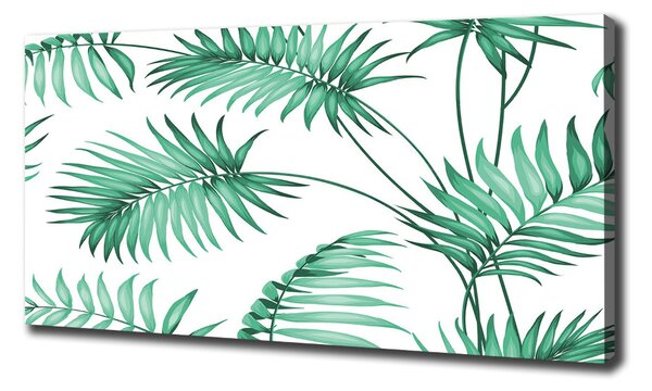 Print pe canvas frunze tropicale
