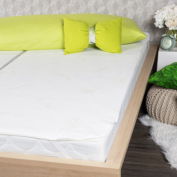Protecție saltea 4Home Aloe Vera impermeabilă cu elastic, 180 x 200 cm