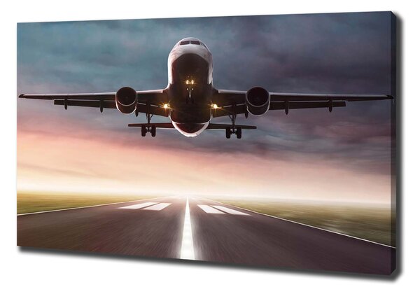 Imprimare tablou canvas avionul decolează