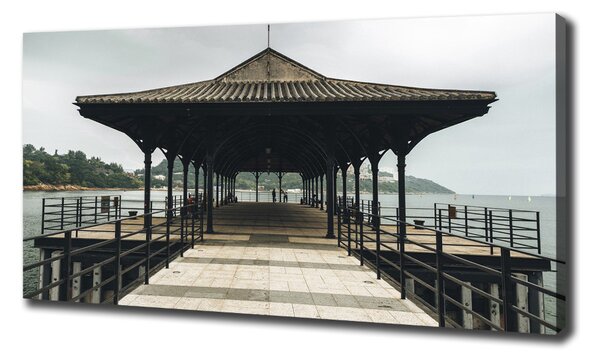 Tablou canvas Pier în Hong Kong