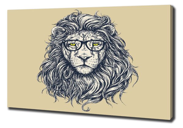 Print pe canvas leu Hipster