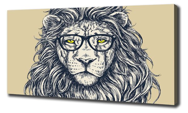 Print pe canvas leu Hipster