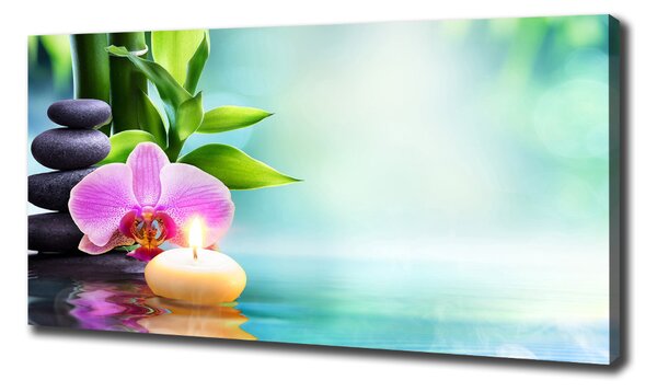 Print pe canvas bambus orhidee