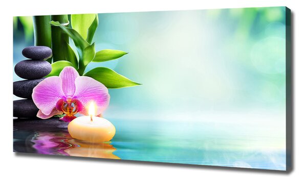 Print pe canvas bambus orhidee