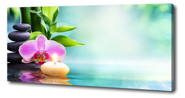 Print pe canvas bambus orhidee