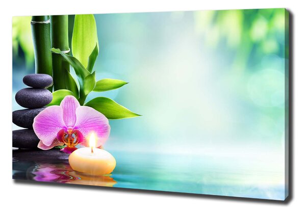 Print pe canvas bambus orhidee
