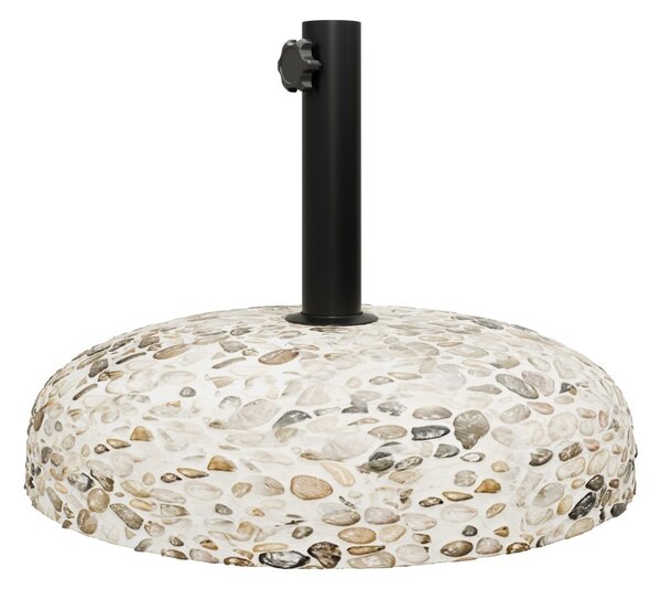 Baza pentru umbrela, Model Cobble, ciment, D50 cm