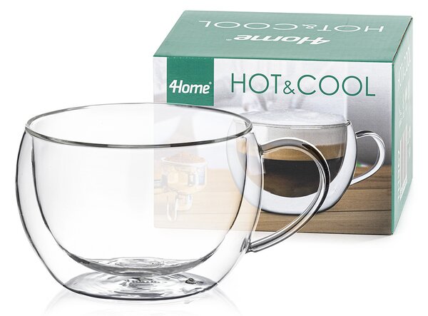 Pahar termo 4Home Big cappuccino Hot&Cool 500 ml, 1 buc