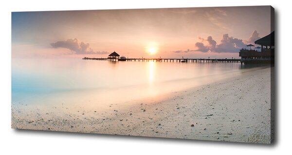 Print pe pânză plaja Maldive