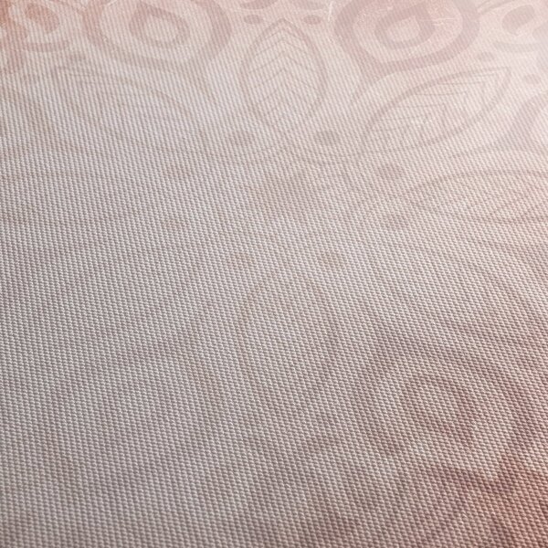 Tablou - Mandala roz (cu ceas) (90x30 cm)